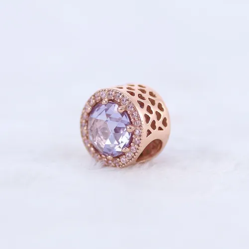 Lavender radiant hearts charm deals