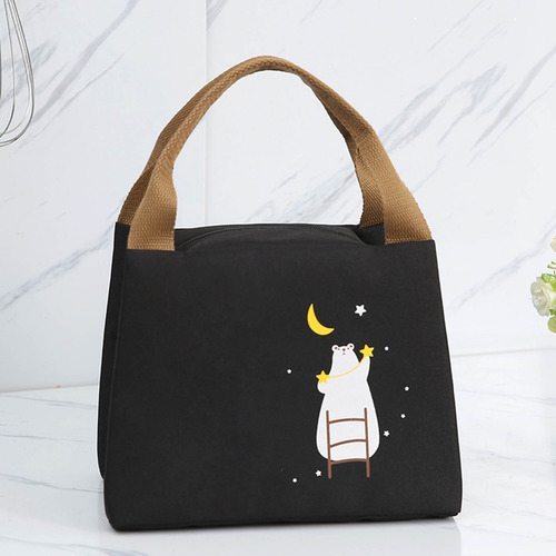 Bolsa De Comida De Tela Para Picnic Al Aire Libre, Bolsa De Almuerzo Portátil Bento