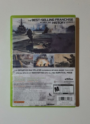 Call Of Duty Modern Warfare 3 Xbox 360