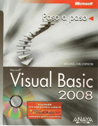 Libro Microsoft Visual Basic 2008 Paso A Paso De Michael Hal