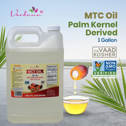Aceite Mct Derivado De Almendra De Palma Verdana, 3,78 L, Ap