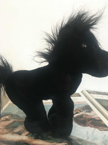 Peluche Caballo Negro Ganz De 23cm