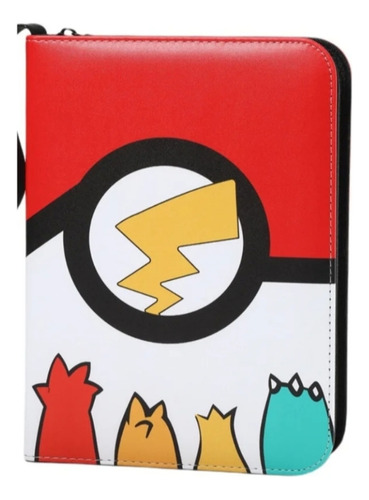 Álbum Fichario Pasta Porta Cards Pokémon Para 400 Cartas