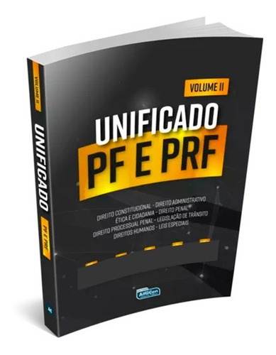 Apostila Unificado Pf Prf Volume 2 - Ed. Alfacon