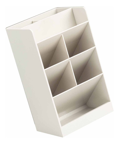 Portalápices Blanco Para Escritorio Multiusos, De Gran Capac