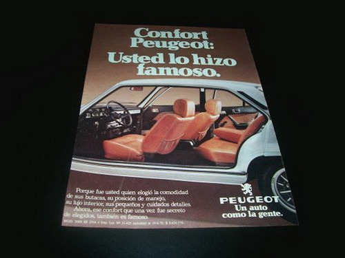 (pa040) Publicidad Clipping Peugeot 504 * 2000 Se * 1978