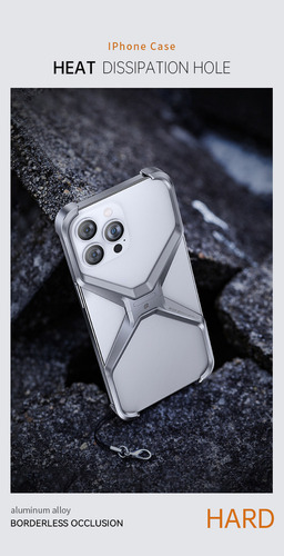 Adequado Para iPhone Series Estrutura De Metal E Capa Sem