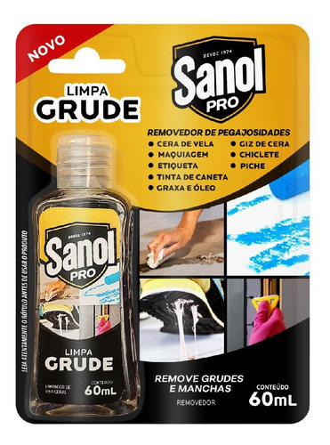 Limpa Grude Sanol Pro 60ml