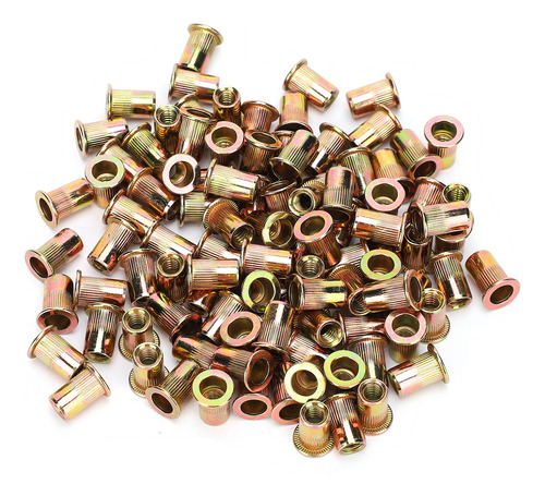 Tuercas De Remache De Acero Al Carbono, 200 Piezas, Insertos