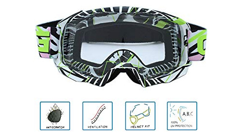 Motocross Atv Dirt Bike Off Road Racing Gafas T815-189 ...