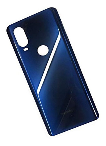 Imagen 1 de 5 de Tapa Trasera Repuesto Para Moto One Vision Azul
