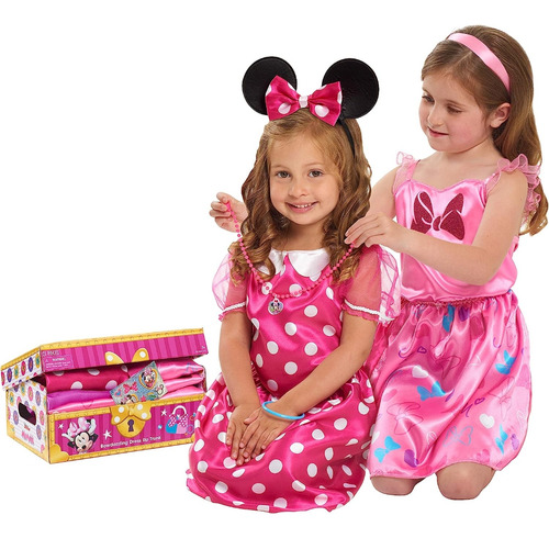Disfraz Minnie Mouse Bowdazzling 4 En 1 Incluye 21 Piezas