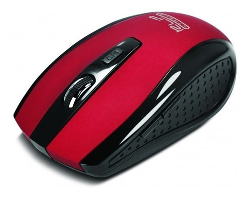 Mouse Inalámbrico Klip Xtreme Kmw-340rd Usb 1600dpi Rojo