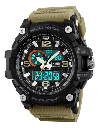 Mens Digital Sports Watch 50m Waterproof Military Watches Le