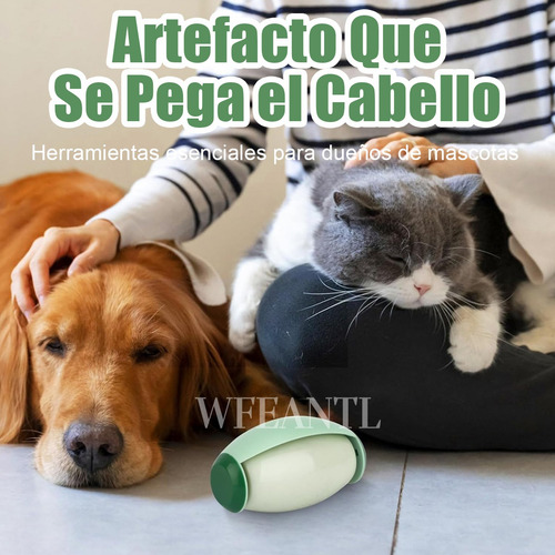 2pzs Cepillo Quita Pelusa Mascotas Lavable Y Reutilizable