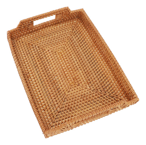 Cesta De Vime Para Organizar A Bandeja De Servir