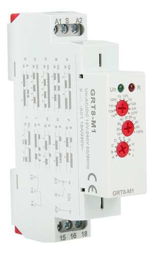 Relé Timer Retardo Multifunción Grt8-m1