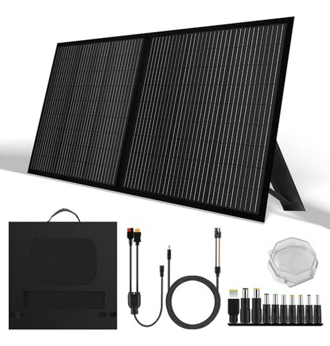 Panel Solar Plegable Portátil De 100 Vatios Y 12 V Con Sopor