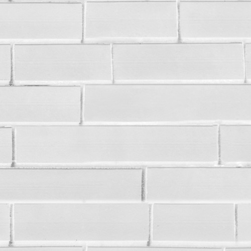 Papel De Parede Decorativo Brick White