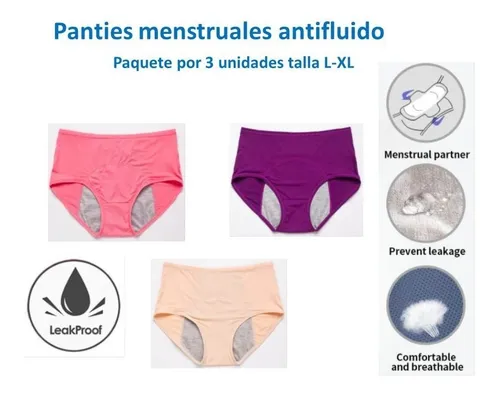 Panty Calzón Braga Menstrual Antifluido Sin Derrames Panty Calzón Braga Menstrual Antifluido Sin Derrames