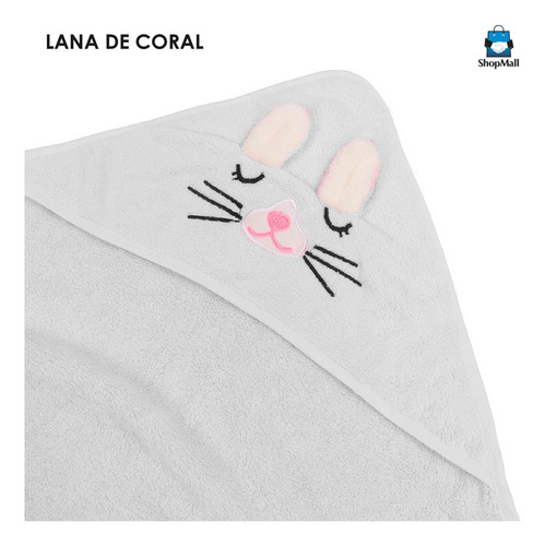 Toalla De Baño Bebé Con Capucha Manta Suave Animales Color G