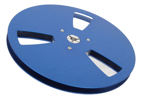 Bobina Vacía De Aleación De Aluminio Azul De 1/4 Y 7 Pulgada