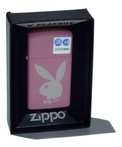 Encendedor Zippo Slim Playboy Pink Made In Usa 28722