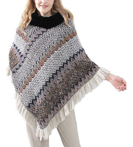 D Chal De Punto Nuevo Para Mujer De Otoño E Invierno, En Sto