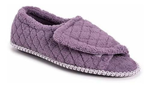 Muk Luks Women's Marylou Micro Chenille Slipper-lilac