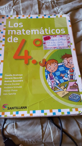 Los Matematicos De 4° Santillana