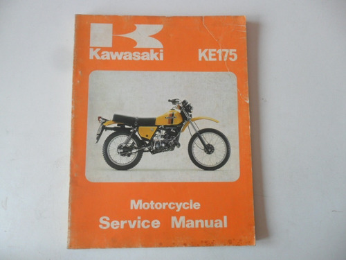 Manual Moto Kawasaki Ke175 1980 Antiguo Reparación 1979