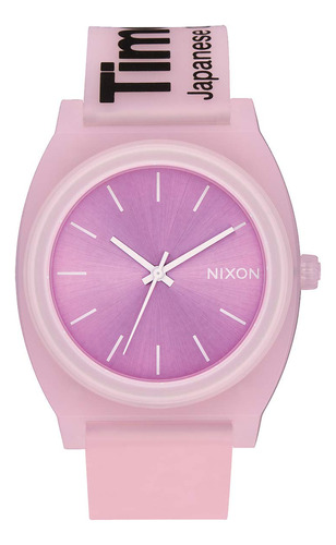 Reloj Nixon Time Teller P Resistente Al Agua Invisi-rosa