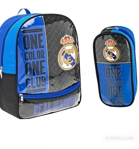 Mochila Y Lapicera Niño Futbol Real Madrid Ruz 159088 T7