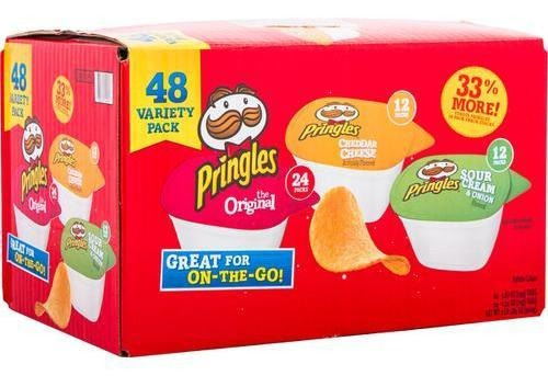 Pringles Papitas Variedad 48 Pk/20 G - Kg a $4