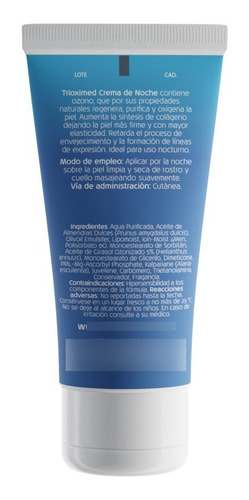 Trioximed Crema De Noche Con Ozono