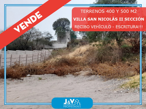 Terreno En Venta. Villa San Nicolas. Malagueño. Cordoba