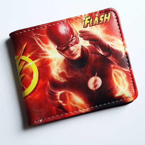 Imagen 4 de 4 de Oferta Combo Billetera Mas Llavero Flash Dc Comics