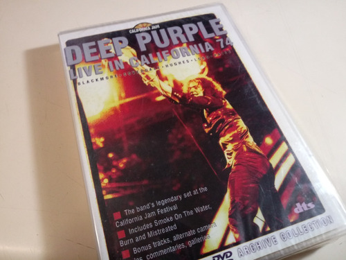 Deep Purple - Live In California '74 - Dvd Ind. Arg. , Nuevo
