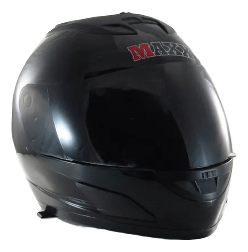 Casco Integral Negro Brillo Poewr Maxx Nuevo Ingreso !!!