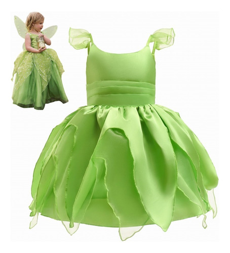 Vestido De Princesa De Tinker Bell Para Niñas, Disfraz De Ti