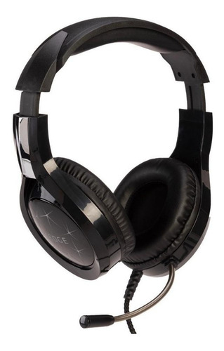 Imagen 3 de 6 de Audífono gamer Tedge GT-G10 negro con luz LED