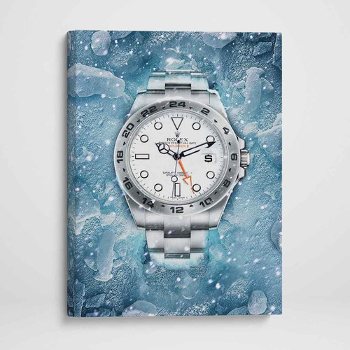 Cuadro Canvas Rolex Snowfall Explorer 70x100cm