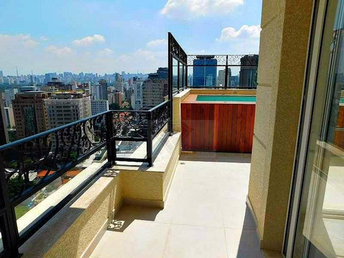 Imagem 6 de 30 de Cobertura Lindemberg Com 4 Dormitórios ,521 M² No Itaim Bibi Com 6 Vagas, - Co1011
