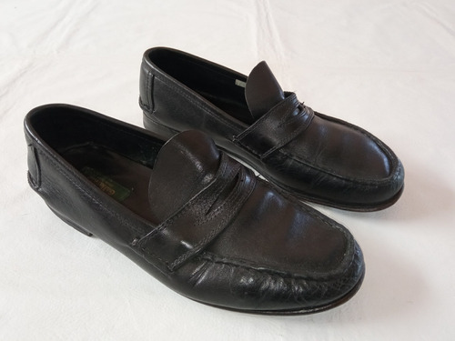 Mocasines Gallarate De Hombre 39 De Cuero Negro Zapatos
