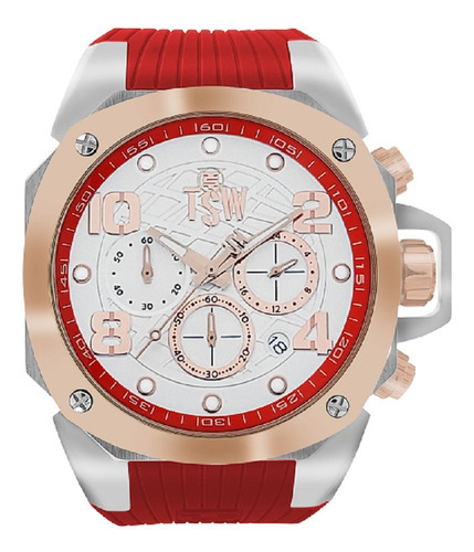 Reloj Technosport Mujer Coleccion De Lujo Color De La Correa Rojo Color Del Bisel Blanco Color Del Fondo Rojo