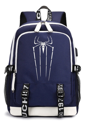 Mochila De Gran Capacidad Con Estampado De Araña