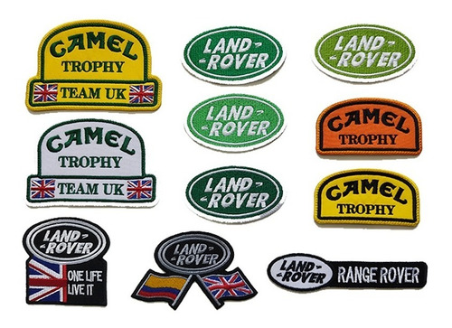 Parches Bordados Carros Land Rover 4x4, One Life, Live It X1