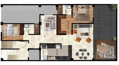 Imagen 8 de 8 de Amplio Departamento Con Balcón Y Terraza De 35m2