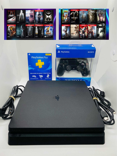 Ps4 Slim 500gb Seminuevo Garantía 6meses 22juegos+3mesesplus