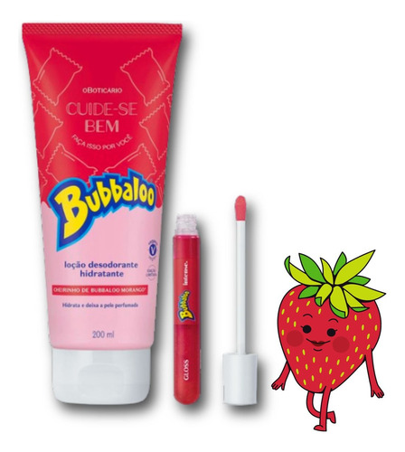 Creme Corporal Boticário Kit Presente Feminino Bubbaloo Mgo